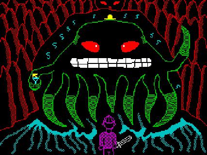 In the lair of the monster (2018, ZX Spectrum)